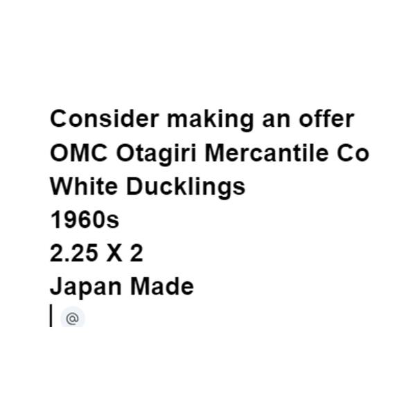 1960s Sculpture OMC Otagiri Mercantile Company White Duckling Vintage Japan Made - Picture 2 of 12